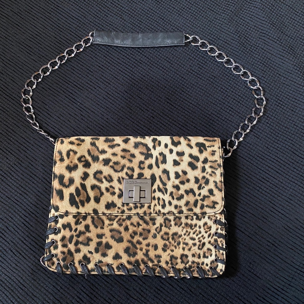 BCBGeneration Leopard purse/clutch